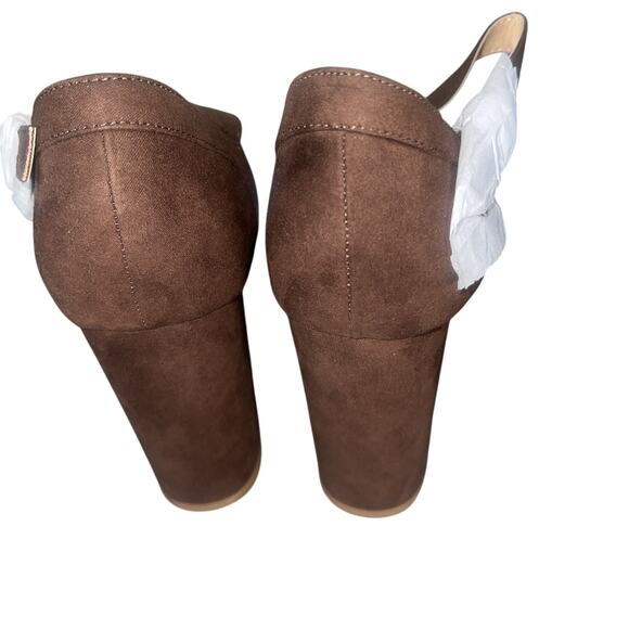 Ann Taylor Loft Closed Toe Chocolate Missy Size 9 - Picture 6 of 8